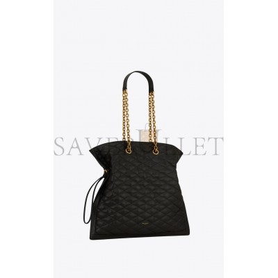 YSL LE POCHON IN QUILTED LAMBSKIN 7424401EL071000 (42*36.5*1cm)