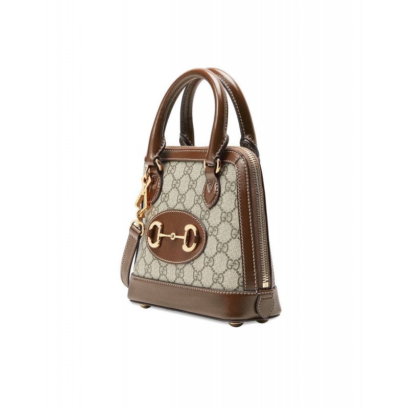 GUCCI HORSEBIT 1955 MINI TOP HANDLE BAG (20*19.5*7.5cm) GUCCI HORSEBIT 1955 MINI TOP HANDLE BAG (20*19.5*7.5cm)