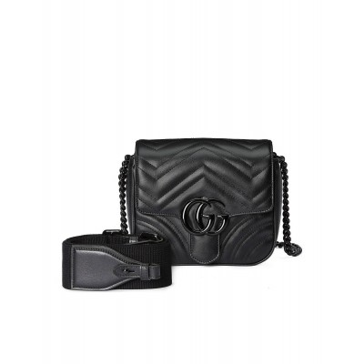 GUCCI GG MARMONT MATELASSÉ SHOULDER BAG 739681   (18*15*8cm)