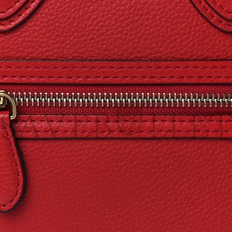 CELINE DRUMMED CALFSKIN MICRO LUGGAGE RED (26*25*13cm) CELINE DRUMMED CALFSKIN MICRO LUGGAGE RED (26*25*13cm)