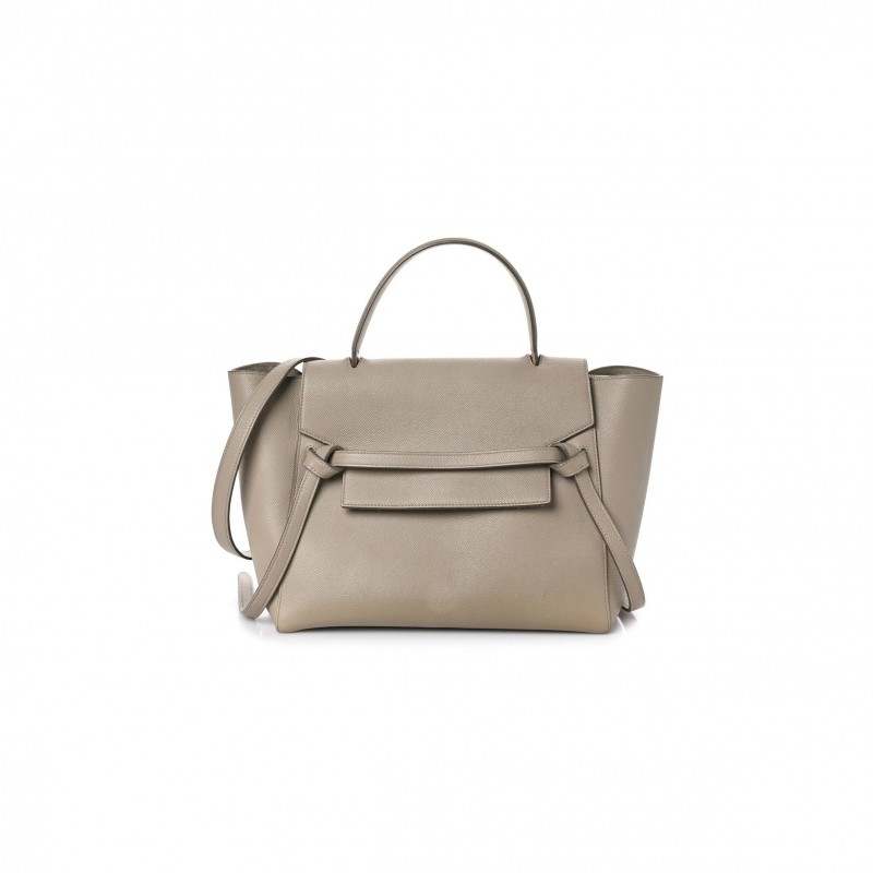 CELINE GRAINED CALFSKIN MICRO BELT BAG LIGHT TAUPE (24*19*14cm) CELINE GRAINED CALFSKIN MICRO BELT BAG LIGHT TAUPE (24*19*14cm)