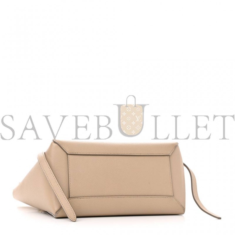 CELINE GRAINED CALFSKIN MICRO BELT BAG LIGHT TAUPE (23*22*13cm) CELINE GRAINED CALFSKIN MICRO BELT BAG LIGHT TAUPE (23*22*13cm)
