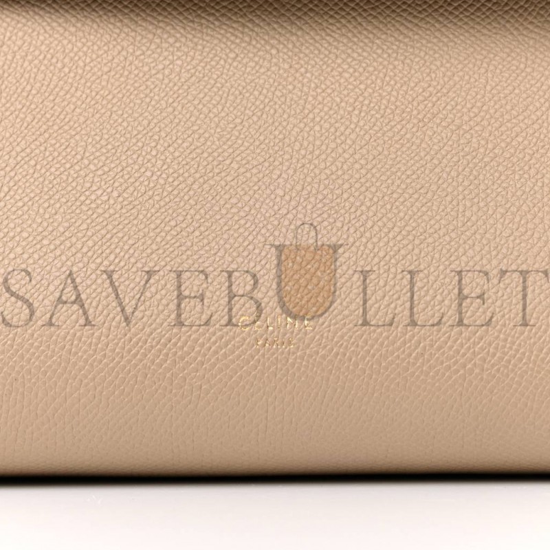 CELINE GRAINED CALFSKIN MICRO BELT BAG LIGHT TAUPE (23*22*13cm) CELINE GRAINED CALFSKIN MICRO BELT BAG LIGHT TAUPE (23*22*13cm)