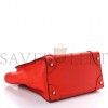 CELINE DRUMMED CALFSKIN MINI LUGGAGE VERMILLION (30*30*18cm) CELINE DRUMMED CALFSKIN MINI LUGGAGE VERMILLION (30*30*18cm)