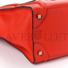 CELINE DRUMMED CALFSKIN MINI LUGGAGE VERMILLION (30*30*18cm) CELINE DRUMMED CALFSKIN MINI LUGGAGE VERMILLION (30*30*18cm)