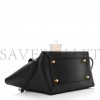 CELINE GRAINED CALFSKIN MINI BELT BAG BLACK (28*24*16cm)