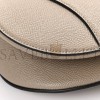 DIOR GRAINED CALFSKIN SADDLE BAG WITH STRAP WARM TAUPE (25*20*7cm) DIOR GRAINED CALFSKIN SADDLE BAG WITH STRAP WARM TAUPE (25*20*7cm)