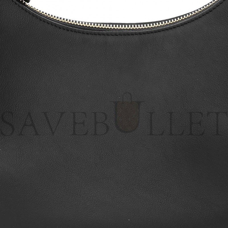 FENDI VITELLO GRACE MATTE SMALL FENDIGRAPHY HOBO BAG BLACK (28*23*10cm) FENDI VITELLO GRACE MATTE SMALL FENDIGRAPHY HOBO BAG BLACK (28*23*10cm)