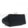 FENDI VITELLO KING PLEXIGLASS LOGO EMBOSSED MINI BY THE WAY TOP HANDLE BOSTON BAG BLACK (18*10*9cm) FENDI VITELLO KING PLEXIGLASS LOGO EMBOSSED MINI BY THE WAY TOP HANDLE BOSTON BAG BLACK (18*10*9cm)